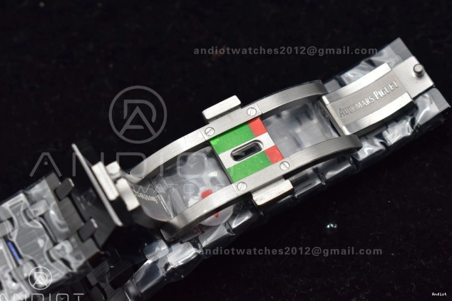 A5134 Ceramic Best APSF1:1 V2 Black Ceramic Oak Bracelet Perpetual Black on 41mm Royal Dial Calendar Edition 0312